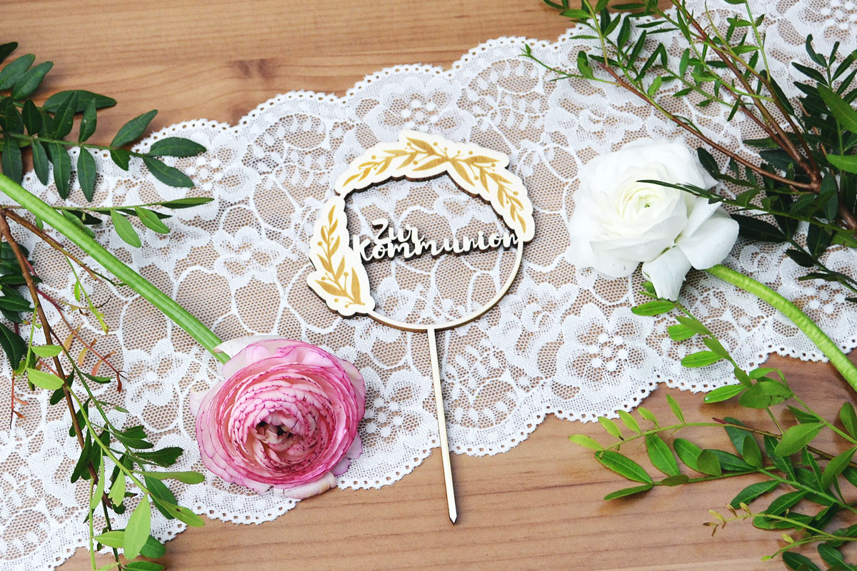Cake-Topper zur Kommunion