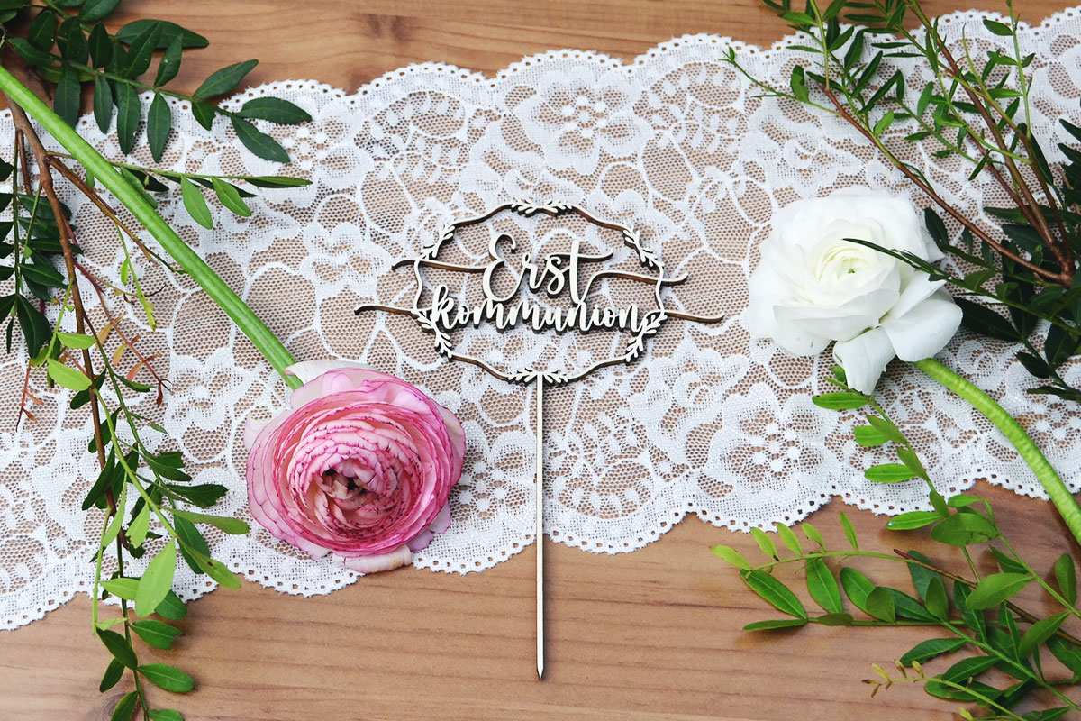 Cake-Topper für die Erstkomunion