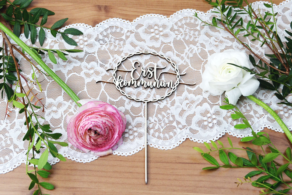 Cake-Topper für die Erstkomunion
